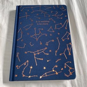 Blue journal notebook